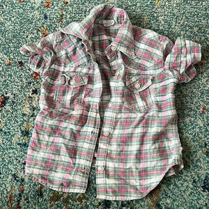C&A Plaid Button Up